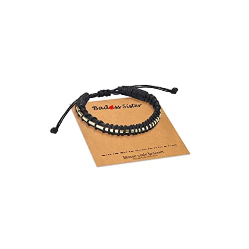 Ursteel Morse Code Bracelets for Men - Secret Messages & Inspiring Gifts