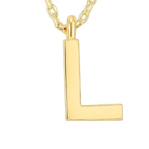 PavoI 14K Gold Plated Initial Necklace for Women