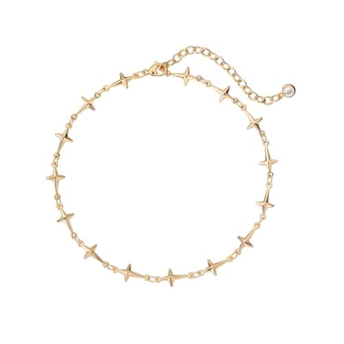 MEVECCO Gold Plated Dainty Anklet for Women Boho Beach Jewelry