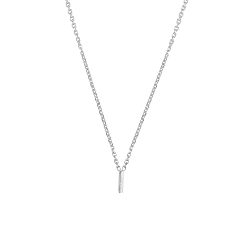 Hayopi Dainty Silver Initial Necklace for Women