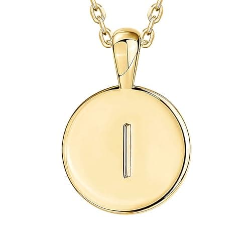 PavoI 14K Gold Plated Initial Letter Necklace for Women