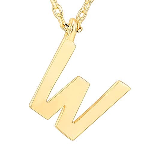 PavoI 14K Gold Plated Initial Necklace for Women