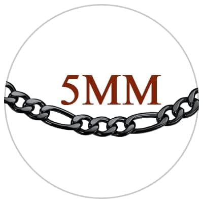 18K Gold or Rose Gold Stainless Steel Heart/Rope/Figaro/Cuban Chain Ankletbracelet, 25-30 CM