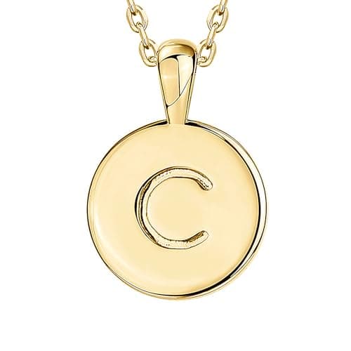 PavoI 14K Gold Plated Initial Letter Necklace for Women