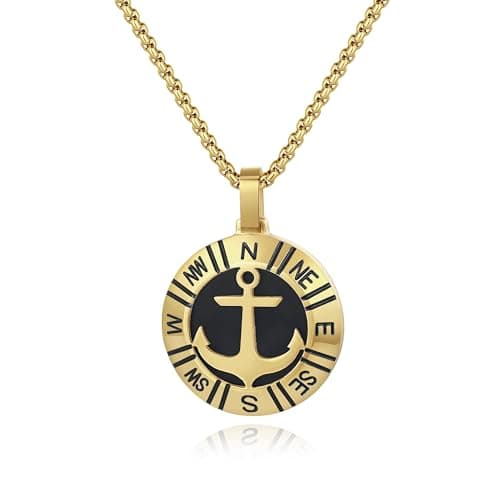 GAVU Stainless Steel Surfer Necklace for Men