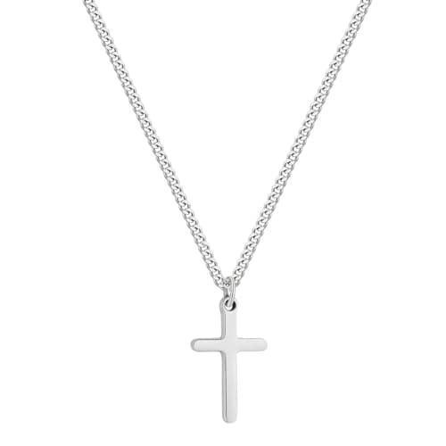 Joxevyia Cross Necklace - 14K Gold Filled Stainless Steel for Men & Women