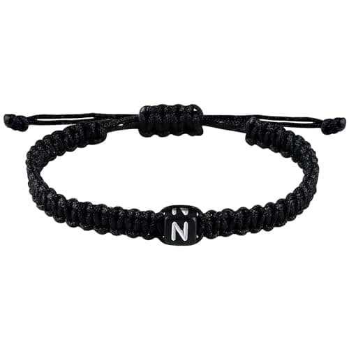 Summer Love Initial Bracelet for Couples & Friends Adjustable Friendship Jewelry