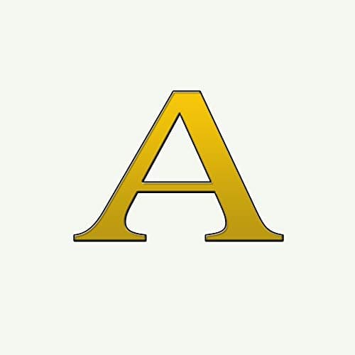 Personalized 18K Gold Plated Stainless Steel Monogram Initial Choker Necklace for Women