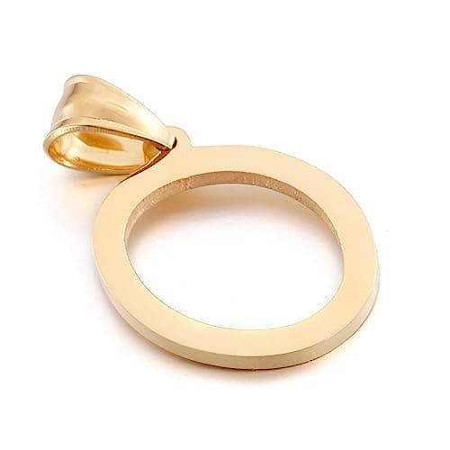 Kalapure Initial Charms Gold Pendant 14k Gold Letter Charms for Men & Women