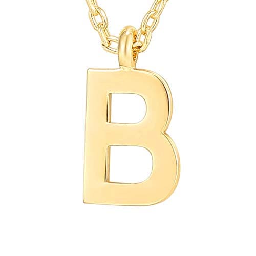 PavoI 14K Gold Plated Initial Necklace for Women