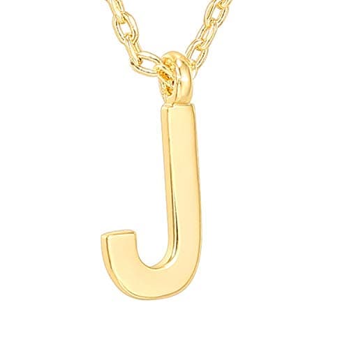 PavoI 14K Gold Plated Initial Necklace for Women