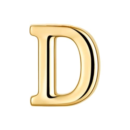Monzo Gold Plated Initial Bracelet for Women Personalized Mothers Day Gift