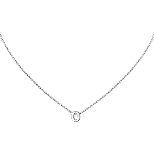 MOMOL Women's Stainless Steel Initial Necklace Personalized Name NecklaceSetBranchting
