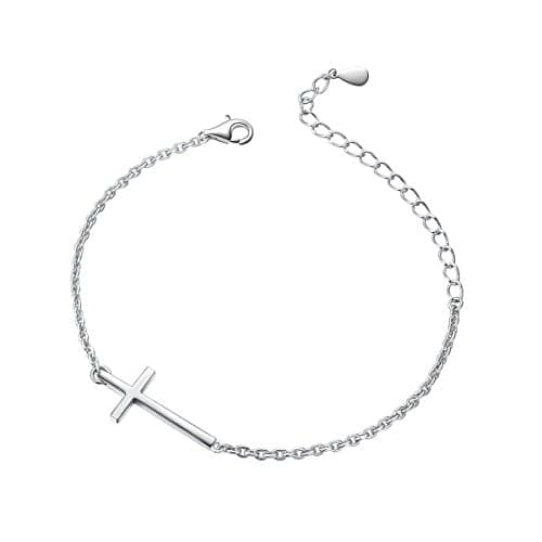 S925 Sterling Silver Evil Eye Starfish Heart Anklet for Women