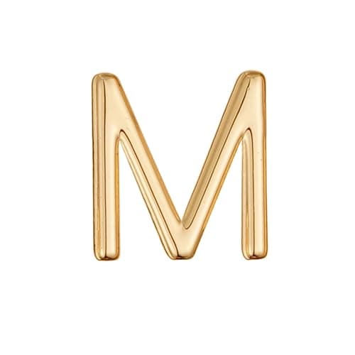 VULETO 18K Gold Plated A-Z Initial Beadedbracelet Set