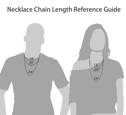 Lamciaga 5mm Silver Gold Stainless Steel Chain Necklace, 18"/20"/24" for Men Boys Women