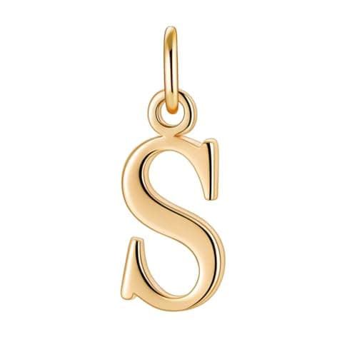 Turandoss Dainty 18K Gold Plated Initial Bracelet