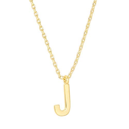 PavoI 14K Gold Plated Initial Necklace for Women