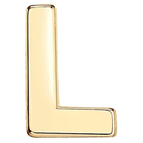 Staligue Gold Initial Bracelet 18K Gold Plated Stainless Steel Coin Disc Engagement