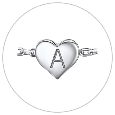 Silvora Initial Bracelets for Women