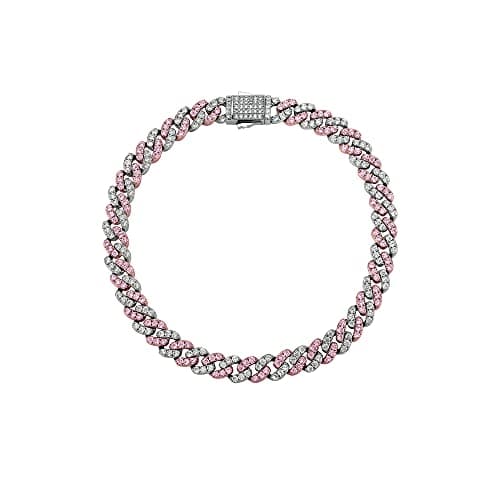 TOPGRILLZ Gold-Plated Cuban Link Anklets for Women Minimalist Foot Jewelry