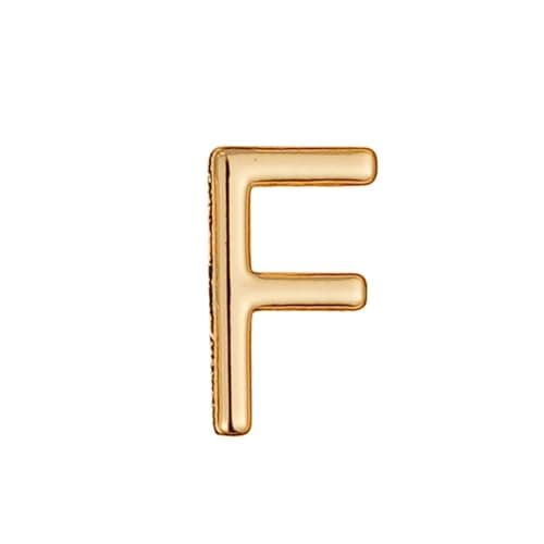 VULETO 18K Gold Plated A-Z Initial Beadedbracelet Set