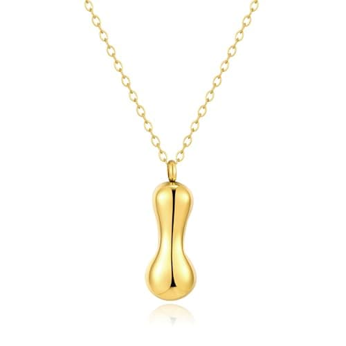 Kainier Colorful Balloon Alphabet Name Pendant 14K Gold Plated Necklaces…