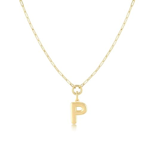 Layered Initial Necklace for Women