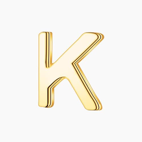 Turandoss Gold Initial Necklace for Women with Cubic Zirconia