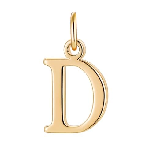 Turandoss Dainty 18K Gold Plated Initial Bracelet