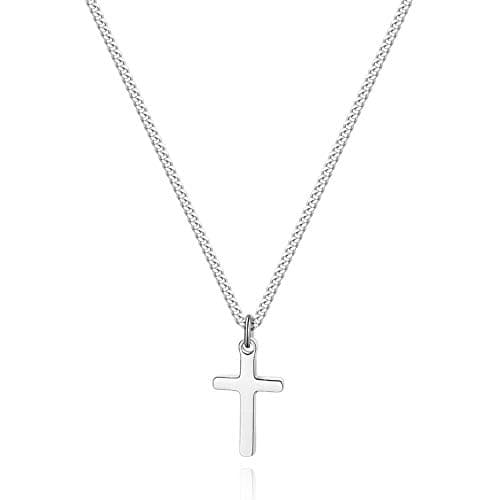 Joxevyia Cross Necklace - 14K Gold Filled Stainless Steel for Men & Women