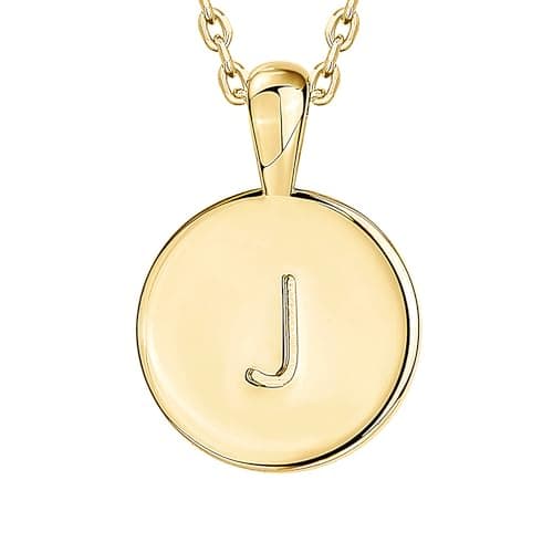 PavoI 14K Gold Plated Initial Letter Necklace for Women