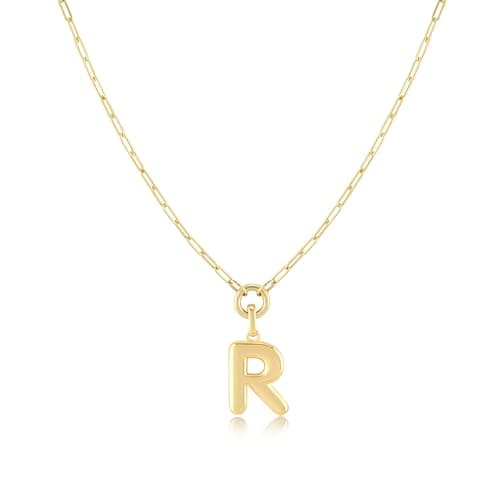 Layered Initial Necklace for Women