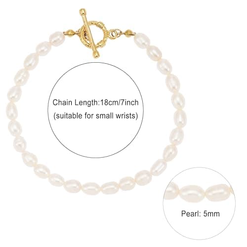 Freshwater Pearl Bracelets for Women Beach Jewelry
Baroque Beaded Bracelets for Women Bride Gifts for Wedding Birthday Anniversary
Pearl Bracelets for Women Freshwater Pearl Jewelry