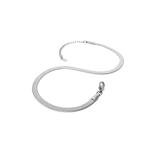 Fashion 21 Stainless Steel Cuban Rope Chain Anklet for Women Adjustable Waterproof Beach Fashion