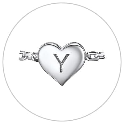 Silvora Initial Bracelets for Women
