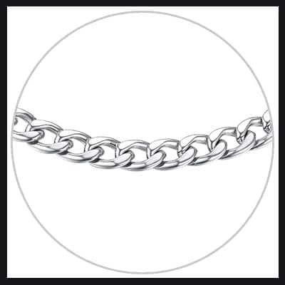 FaithHeart Women's Silver Stainless Steel Anklets(luaan link/beaded/Figaro) Summer Beach Jewelry, Adjustable & Waterproo