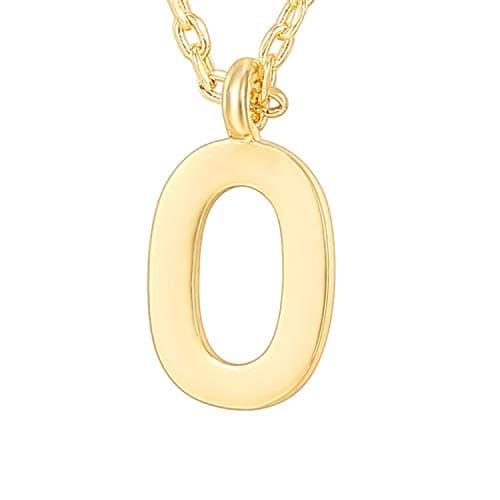 PavoI 14K Gold Plated Initial Necklace for Women