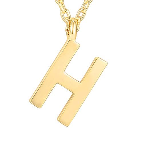 PavoI 14K Gold Plated Initial Necklace for Women