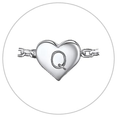 Silvora Initial Bracelets for Women