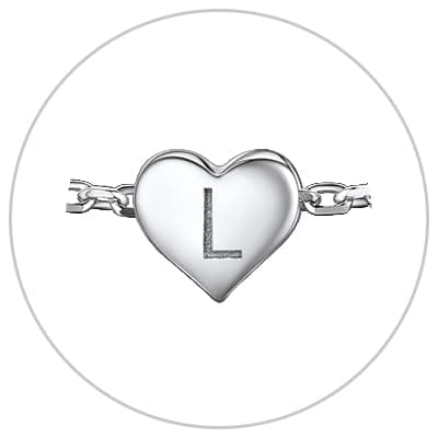 Silvora Initial Bracelets for Women