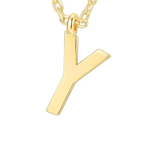 PavoI 14K Gold Plated Initial Necklace for Women