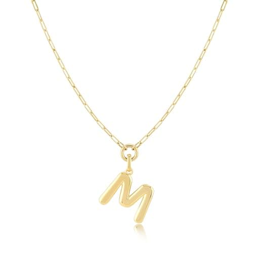 Layered Initial Necklace for Women