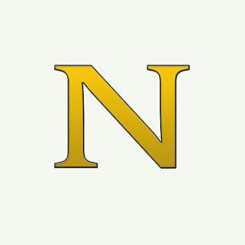 Personalized 18K Gold Plated Stainless Steel Monogram Initial Choker Necklace for Women