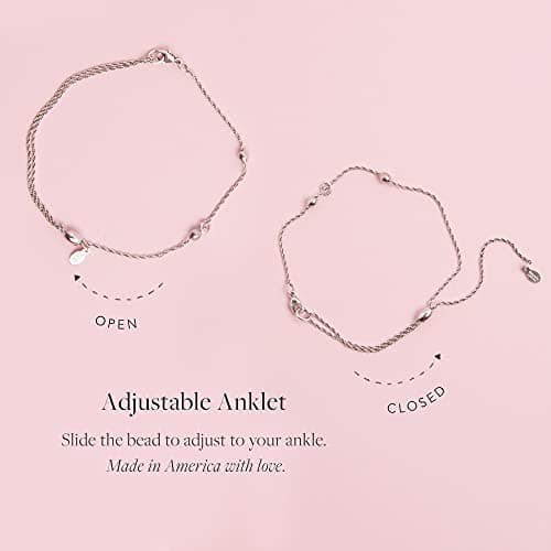 Alex and Ani Adjustable Anklet, Summer Charm, 11.5 in