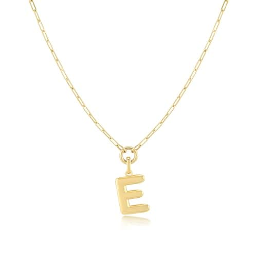 Layered Initial Necklace for Women