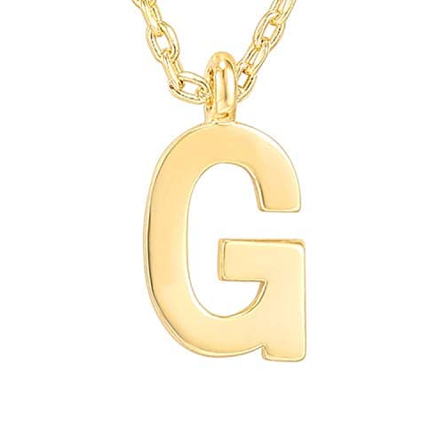 PavoI 14K Gold Plated Initial Necklace for Women