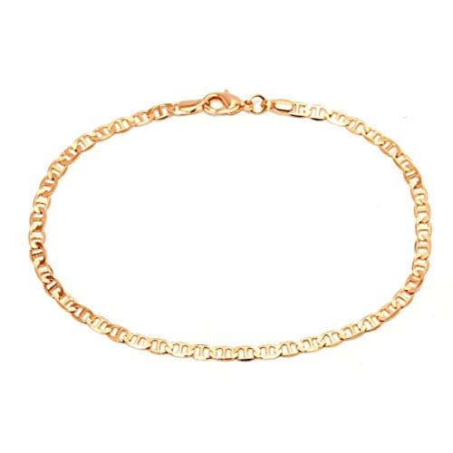 Gold Plated Marina Link Anklet for Women
