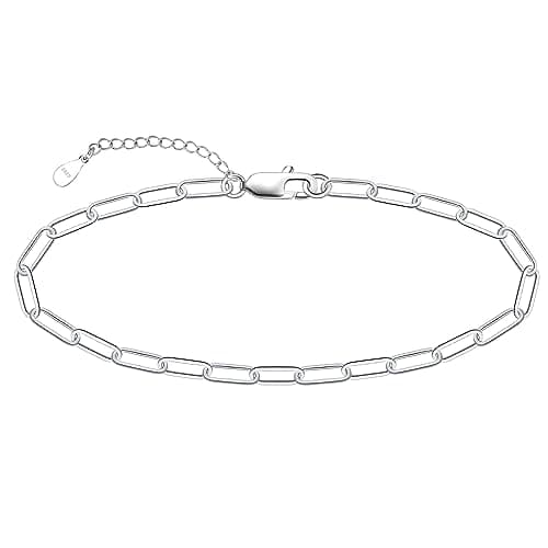 Chic 925 Sterling Silver Multilayered Anklet for Women Satellite, Star Jewelry