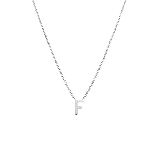 Hayopi Dainty Silver Initial Necklace for Women
